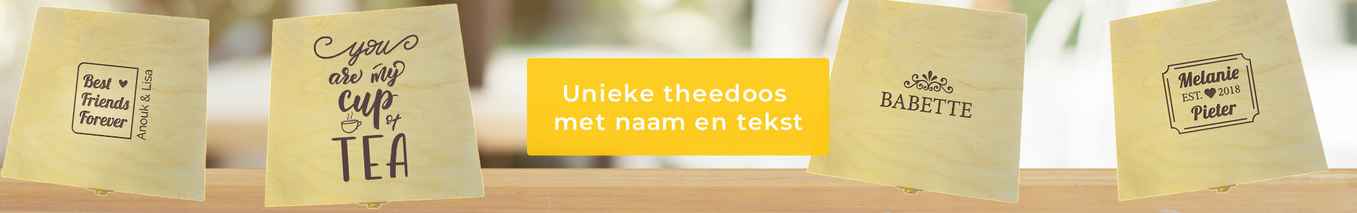 Theedoos graveren