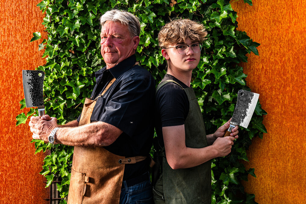 Aziatisch hakmes graveren