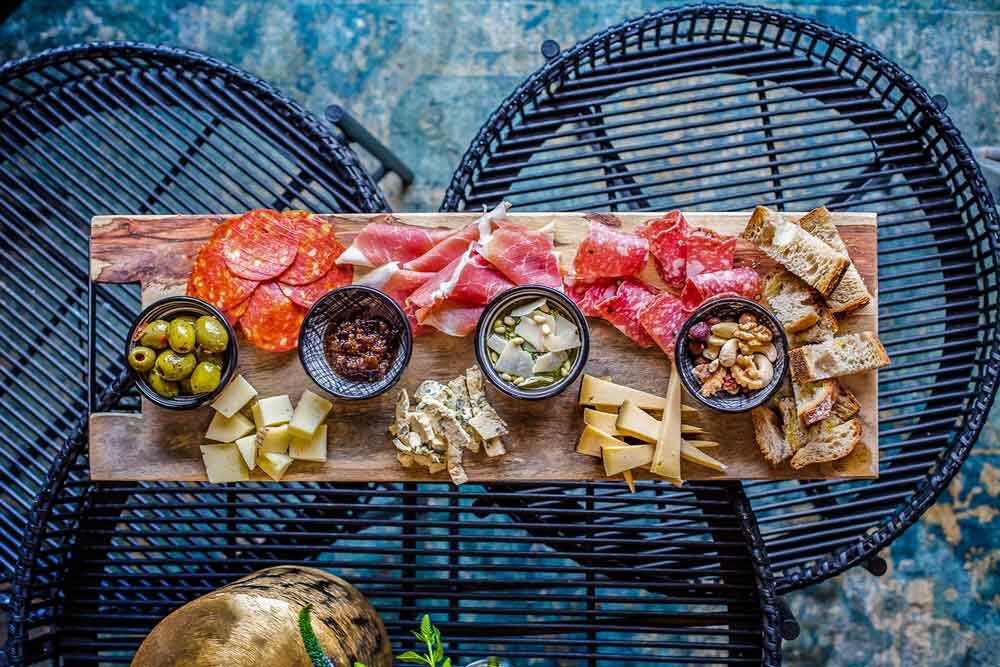 Serveerplank Rose wood  graveren XL