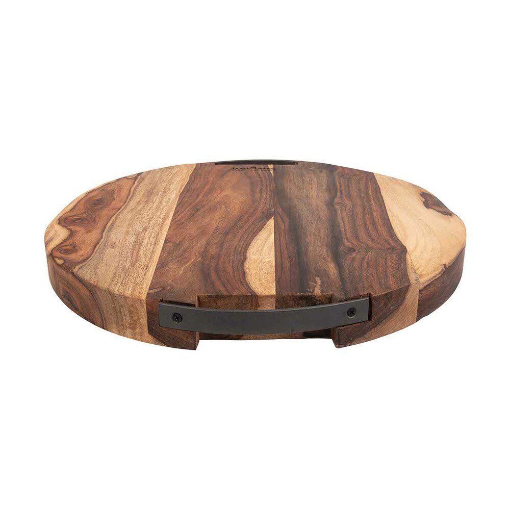 Ronde serveerplank Rose wood  graveren 