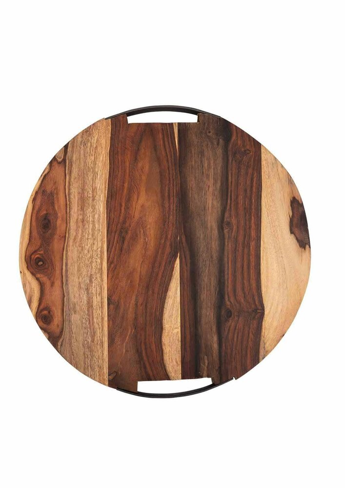 Ronde serveerplank Rose wood  graveren 