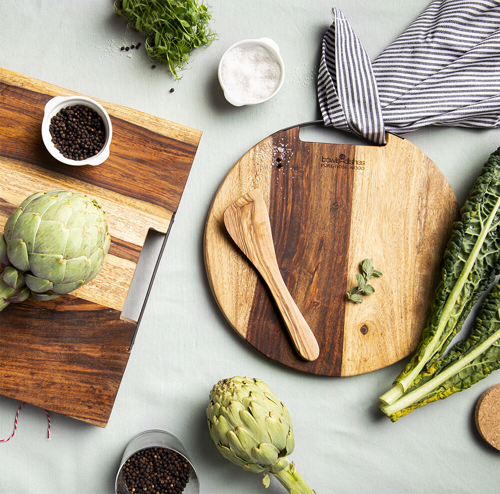 Ronde Rosewoodplank  graveren 