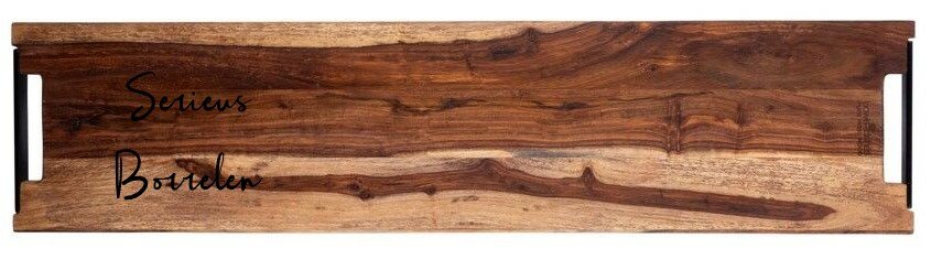 Serveerplank rosewood  graveren XXXL