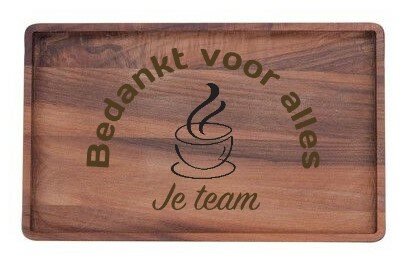 walnotenplank graveren