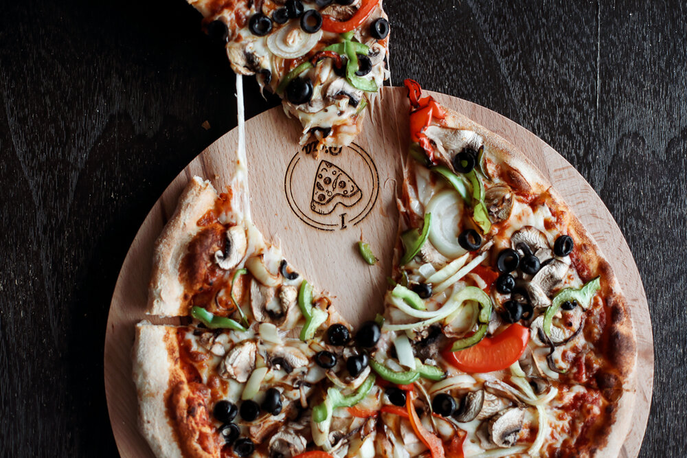 Pizzaplank Large graveren