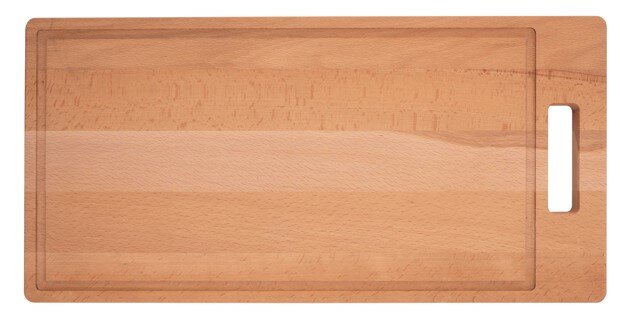 Beukenplank met binnenhandgreep graveren