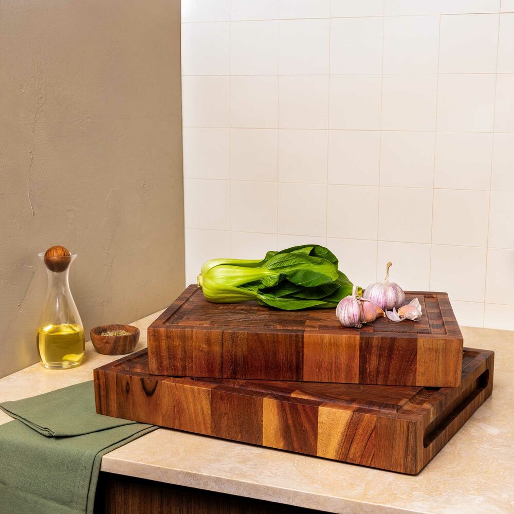 Pure Acacia Wood hakblok XL