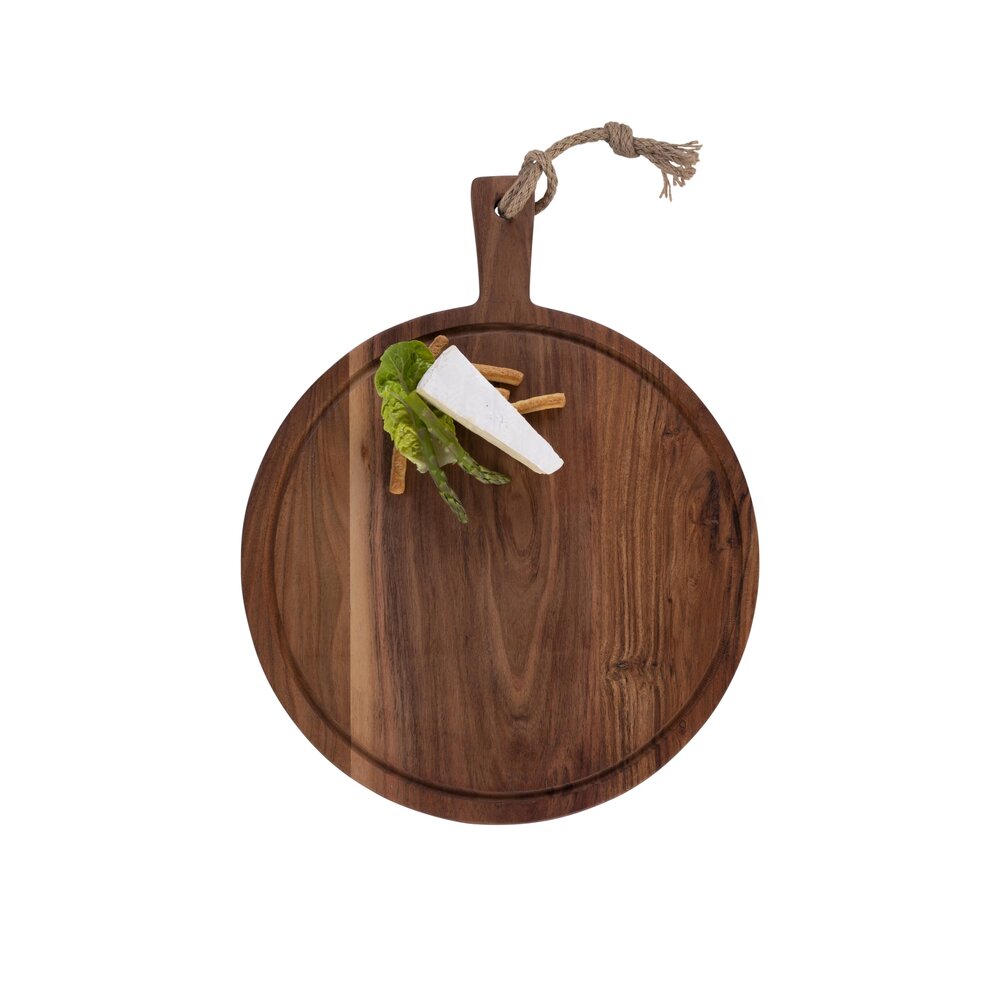 Ronde acacia serveerplank 40 cm