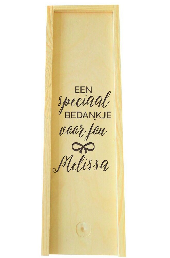 Wijnkist graveren