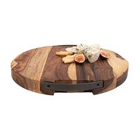 Ronde serveerplank Rose wood  graveren 