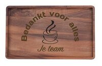 walnotenplank graveren