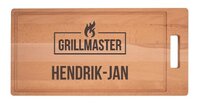 BBQplank met binnenhandgreep graveren