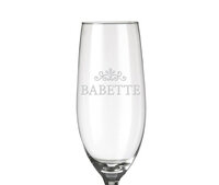 Champagneglas graveren