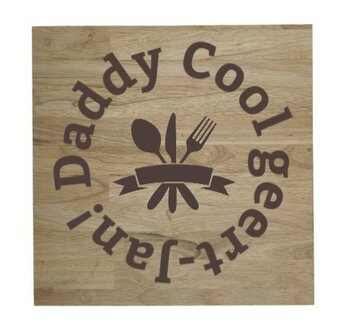 BBQ plank vierkant graveren