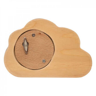 Houten wolk muziekdoos