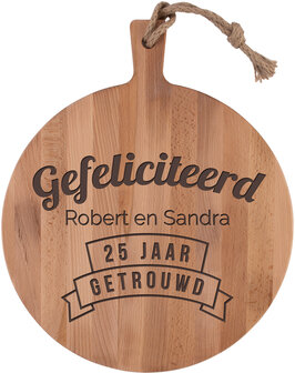 Ronde plank Large met kinderkookboek