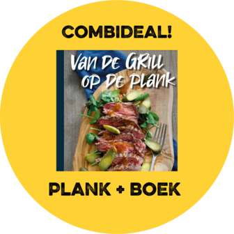 Ronde plank  met grill kookboek