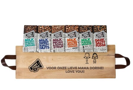 Chocoladeplank  graveren XL Johnny Doodle