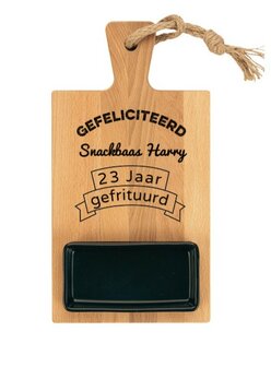 Snackplank  graveren