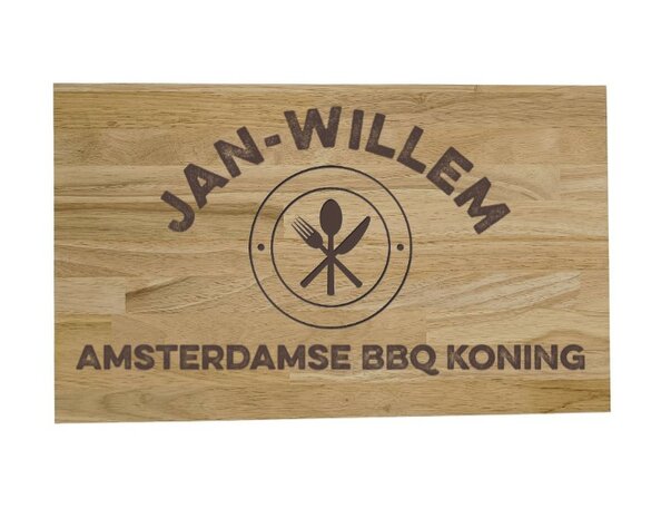 BBQplank XXL graveren