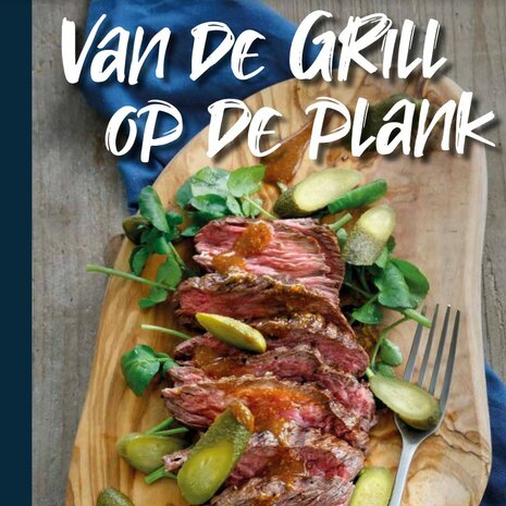 Ronde plank  met grill kookboek