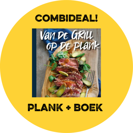 Ronde plank  met grill kookboek