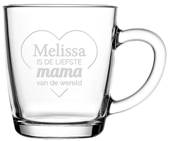 Theeglas met naam