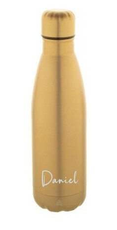 Thermosfles - goud 