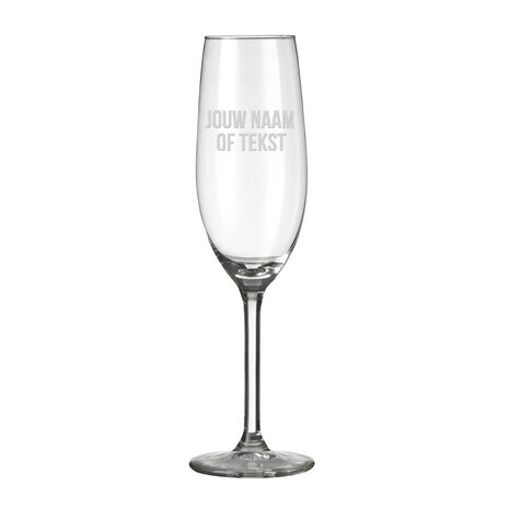 Champagneglas graveren