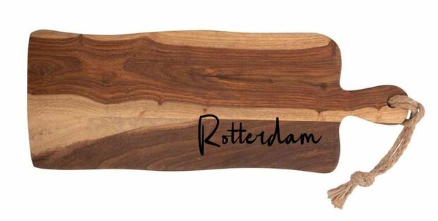 Serveerplank Rose wood  graveren recht