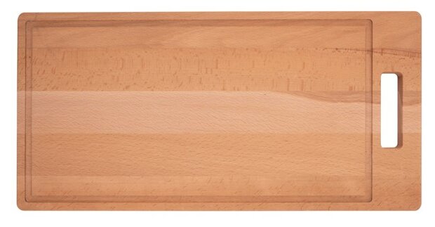 Beukenplank met binnenhandgreep graveren