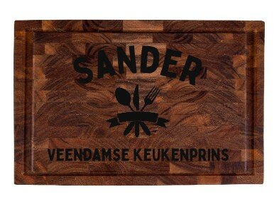 Pure Acacia Wood hakblok XL
