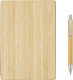 Bamboe notitieboek met pen_