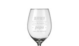 Witte wijnglas graveren_