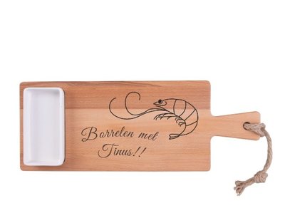 Foodplank xl met bakje