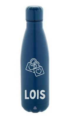 Thermosfles blauw