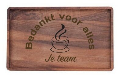 walnotenplank graveren